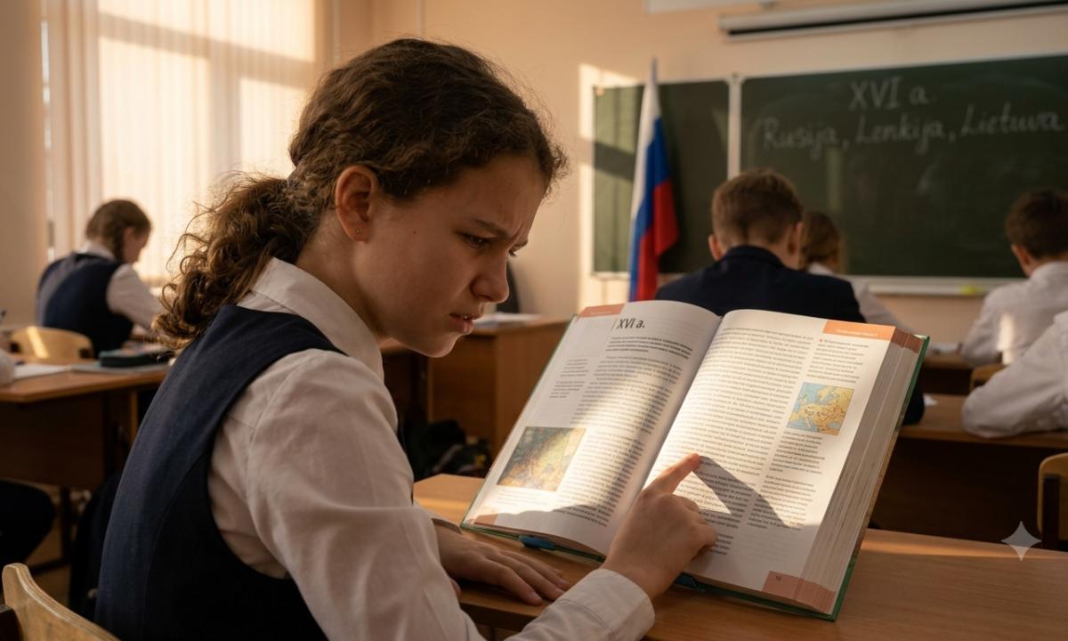 Rusija keičia istoriją. Nauji vadovėliai mokykloms, įskaitant ir Lietuvą