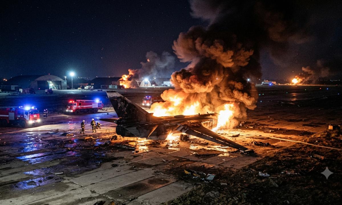 Jie įlindo, padėjo bombą ir išėjo: štai kaip sunaikintas rusų bombonešis (Video)