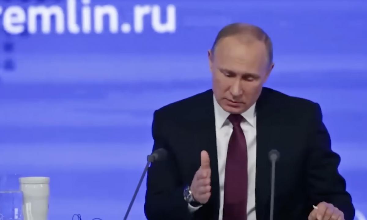 „Nenoriu, kad būtumėte mano prezidentu.“ Jis meta iššūkį Putinui