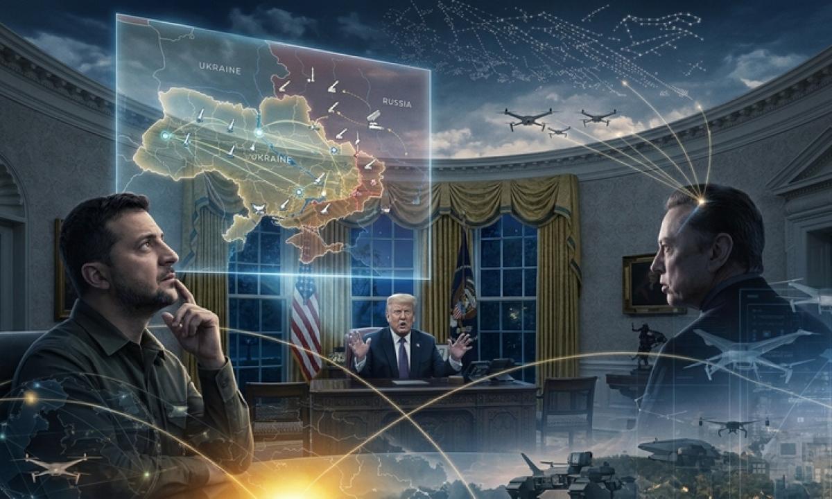 Zelenskis prašo Trumpo įtikinti Eloną Muską: ar „Starlink“ pakeis karo eigą Ukrainoje?