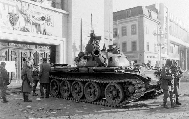 Rumunijos T-55 per gruodžio revoliuciją, 1989 m.