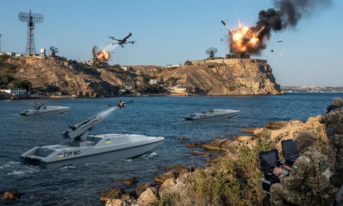 Okupantai neteko amo: „Magura“ dronai netikėtai išlipo į sausumą ir nušluostė nosį visai rusų oro gynybai (Video)