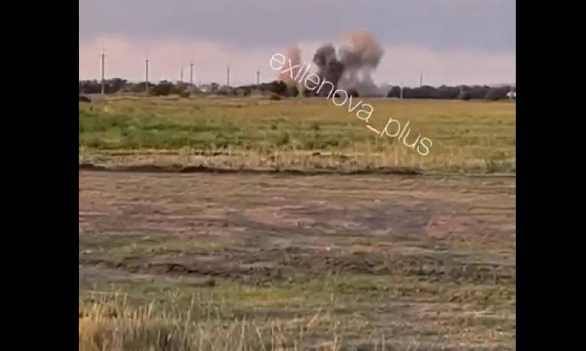 Dronas neria ir staiga BUM! Bet svarbu ne tai kas, o kur tai įvyko (Video)