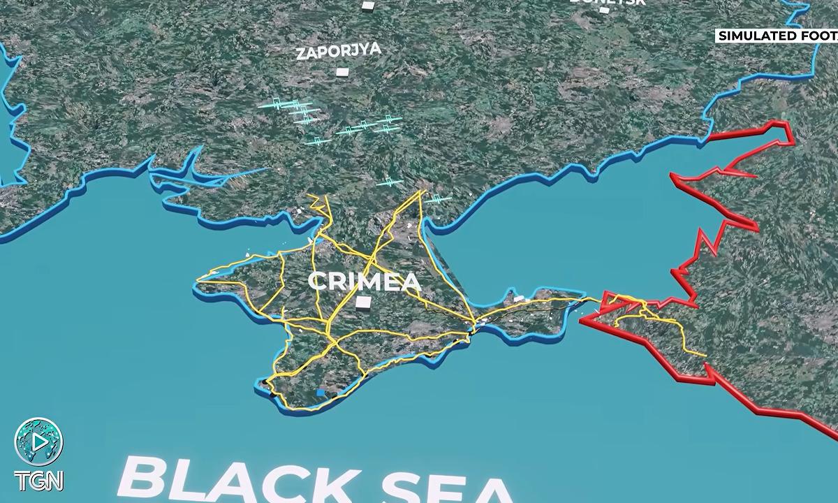 Slaptas žemėlapio perbraižymas? Jie išbraukė Krymą iš Rusijos teritorijos (Video)